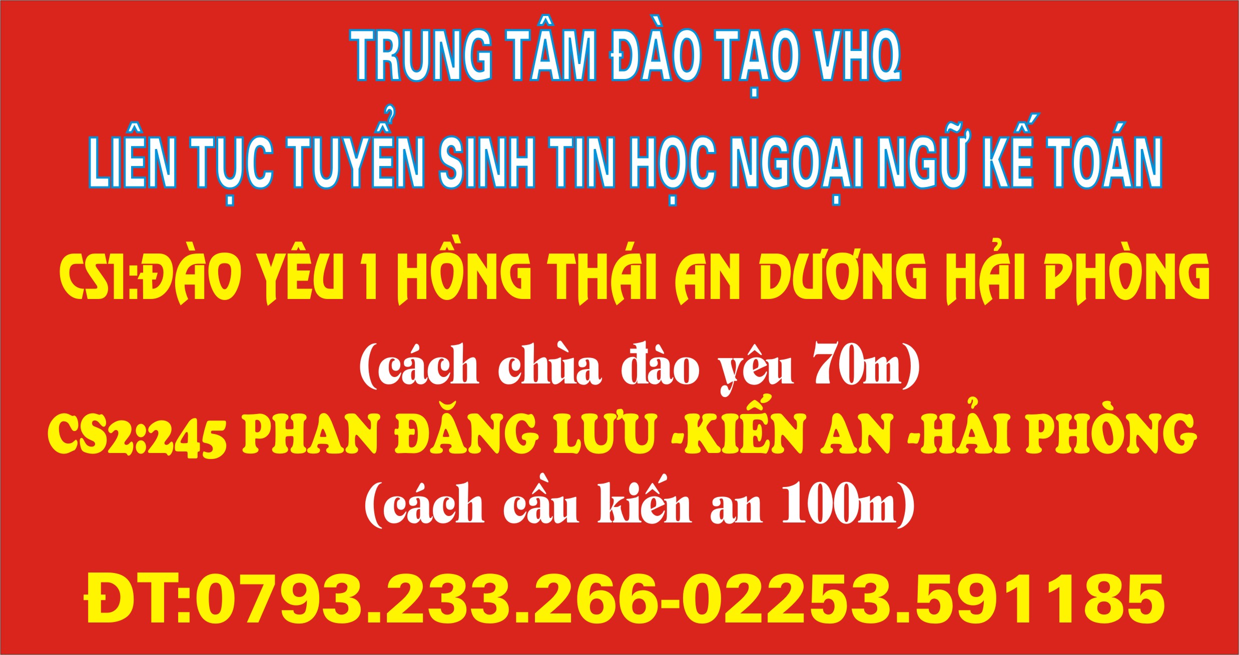 TRUNG TÂM ĐÀO TẠO KẾ TOÁN HẢI PHÒNG TỐT NHẤT