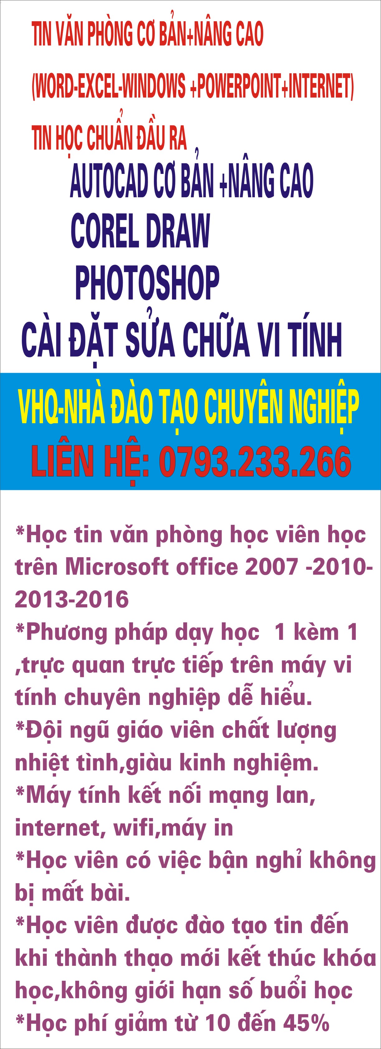 Liên tục tuyển sinh khóa học tiếng Trung tại An Lão Hải Phòng