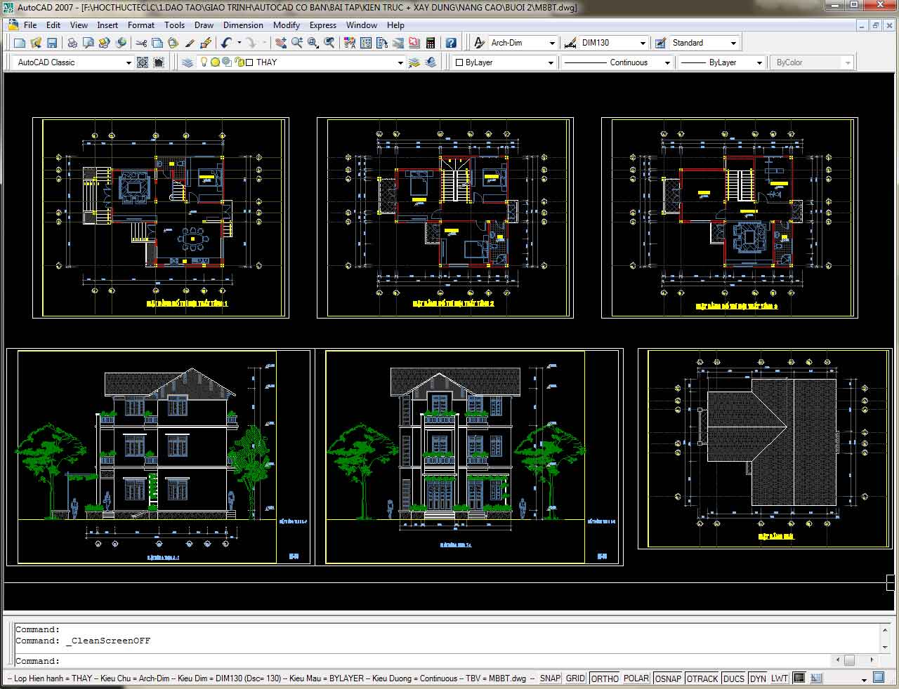 TRUNG TÂM TIN HỌC DẠY VẼ KỸ THUẬT AUTOCAD Ở TIÊN LÃNG HẢI PHÒNG TỐT NHẤT